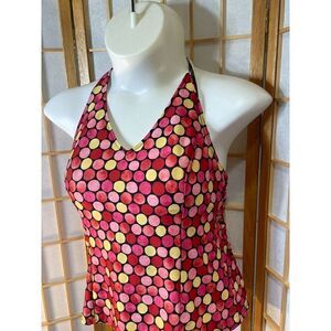 It Figures Sz 16 Polka Dot Tankini Top